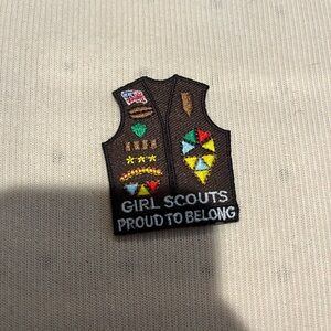 Girl Scouts Proud to Belong Embroidered Patch- Brownies
